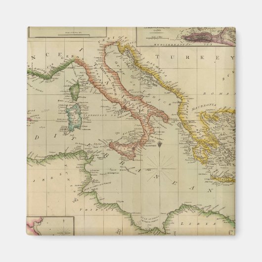 Middellandse-Zeegebied 6 Magneet (Voorkant)