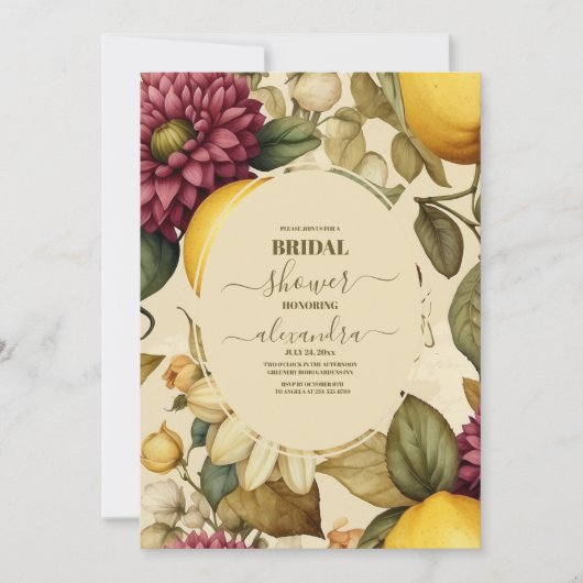 Middellandse-Zeegebied Italië Positano Lemon Vrijg Kaart (Voorkant)