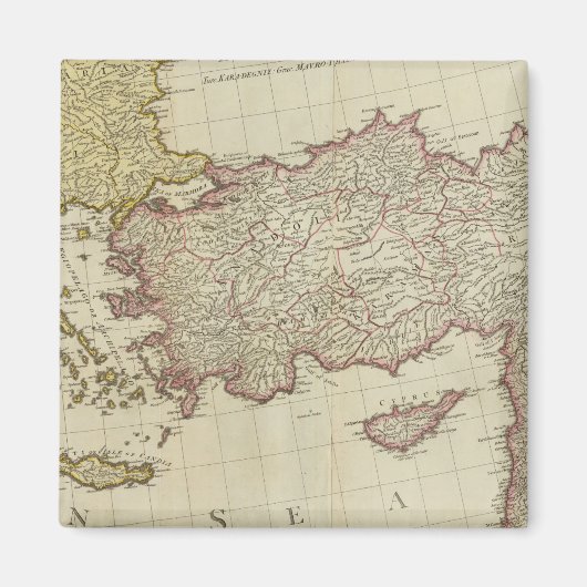 Middellandse-Zeegebied Magneet (Voorkant)