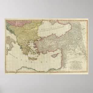 Middellandse-Zeegebied Poster