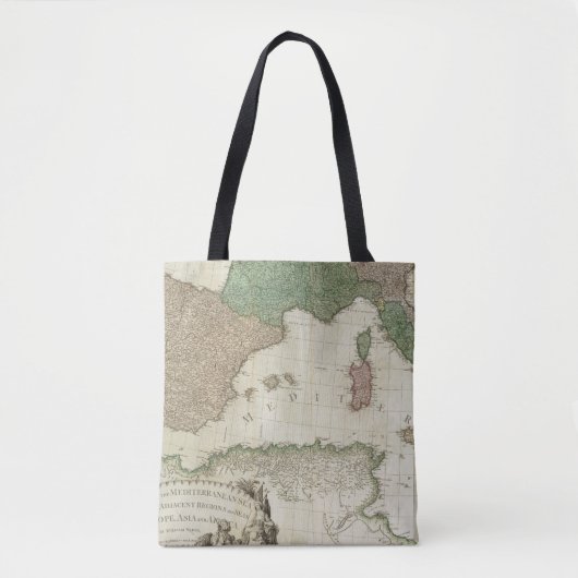 Middellandse-Zeegebied Tote Bag (Voorkant)