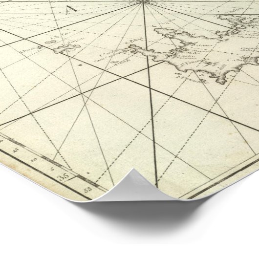 Middellandse-Zeegebied Zee 2 Poster (Hoek)