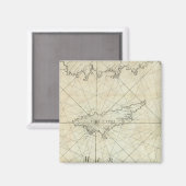 Middellandse-Zeegebied Zee 4 Magneet (Voorkant / Achterkant)