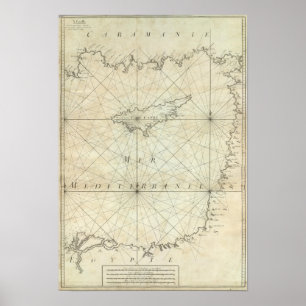 Middellandse-Zeegebied Zee 4 Poster