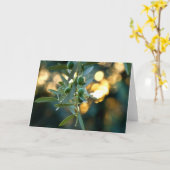 Middellandse-Zeegoud; olijven in de boomtak Kaart (Gele Bloem)