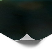 Middellandse-Zeegoud; olijven in de boomtak Poster (Hoek)