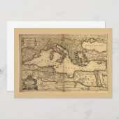 Middellandse-Zeekaart (1685) (Voorkant / Achterkant)