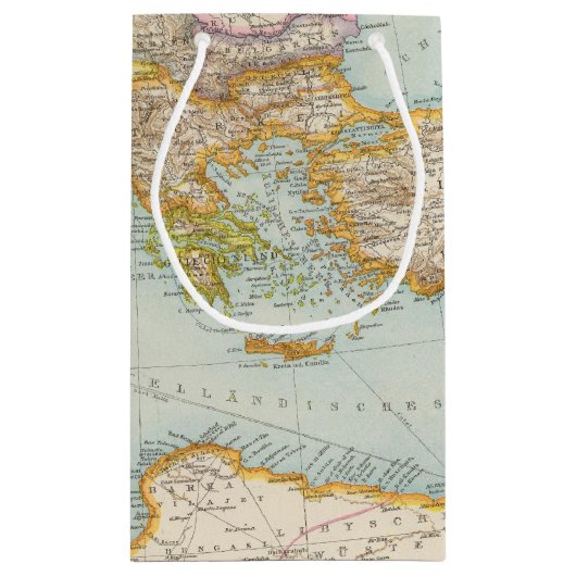 Middellandse-Zeekaart Klein Cadeauzakje (Achterkant)