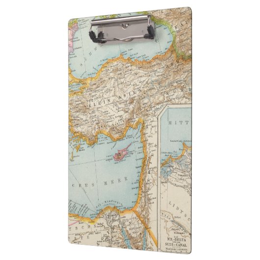 Middellandse-Zeekaart Klembord (Links)