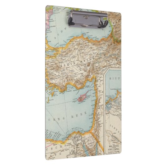 Middellandse-Zeekaart Klembord (Rechts)