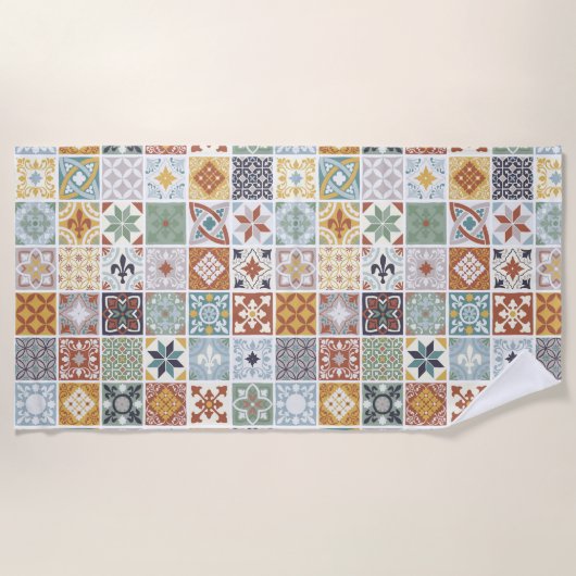 Middellandse-Zeekabellen Strandlaken (Voorkant)