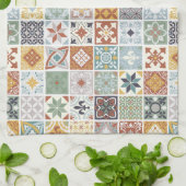 Middellandse-Zeekabellen Theedoek (Gevouwen)