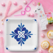 Middellandse-Zeekoraal Papieren Bordje (Feest)