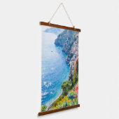 Middellandse Zeekust Hangend Wandkleed (Gebogen)