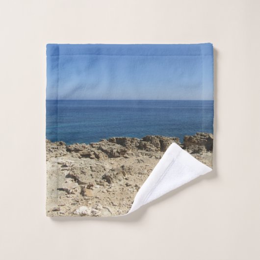 Middellandse-Zeelandschap Bad Handdoek (Wasdoekje)