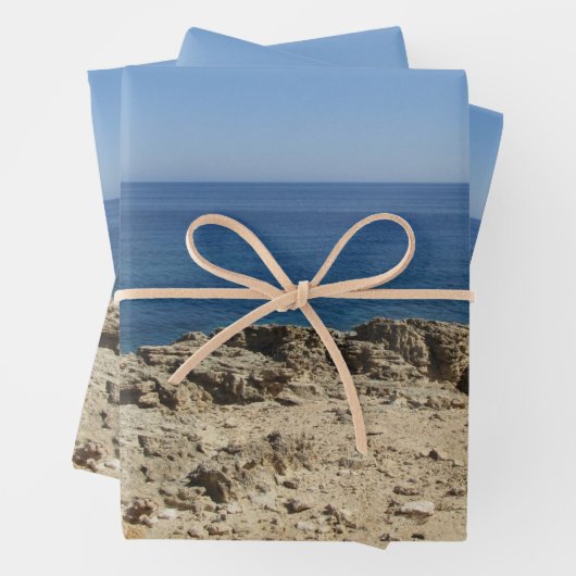 Middellandse-Zeelandschap Inpakpapier Vel (In situ)