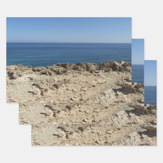 Middellandse-Zeelandschap Inpakpapier Vel (Set)
