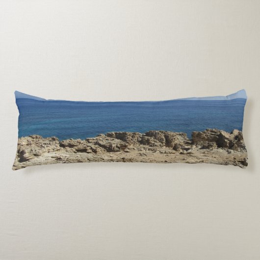 Middellandse-Zeelandschap Lichaamskussen (Voorkant)