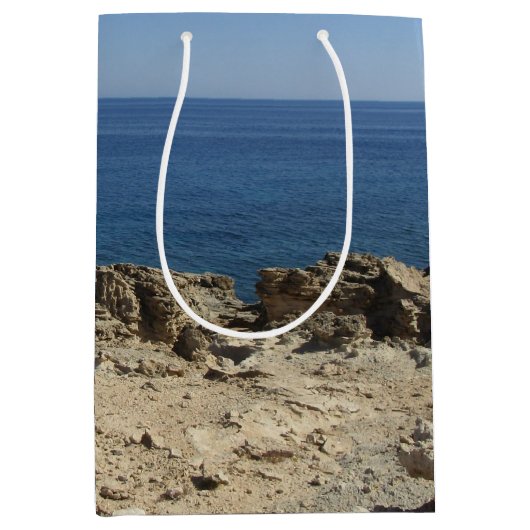 Middellandse-Zeelandschap Medium Cadeauzakje (Voorkant)