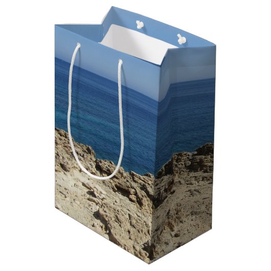 Middellandse-Zeelandschap Medium Cadeauzakje (Achterkant Gekanteld)