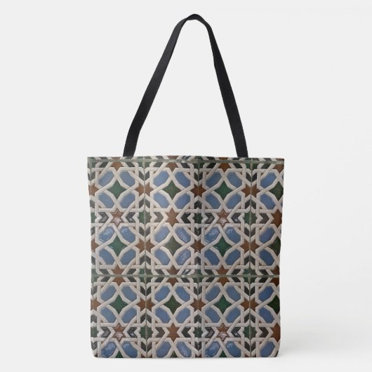 Middellandse-Zeemozaïek Tote Bag (Voorkant)