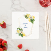 Middellandse-Zeemuizen en kobaltblauwe tekstcockta Servet (Insitu)