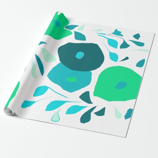 Middellandse-Zeerappapier Cadeaupapier (Uitgerold)