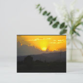 Middellandse Zonsondergang Briefkaart (Staand voorkant)