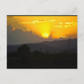 Middellandse Zonsondergang Briefkaart (Voorkant)