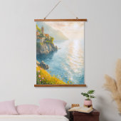 Middellandse Zonsondergang Hangend Wandkleed (Slaapkamer)