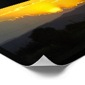 Middellandse Zonsondergang Poster (Hoek)