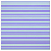 Middellangblauw en Turquoise Lines Stof (Swatch)