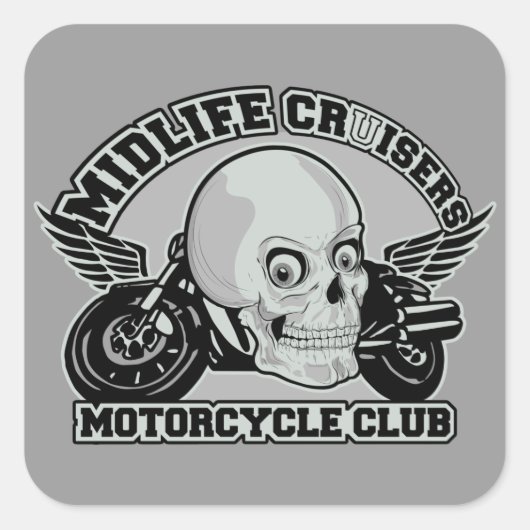 Middellange kruismachines MC op maat stickers (Voorkant)