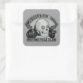 Middellange kruismachines MC op maat stickers (Tas)