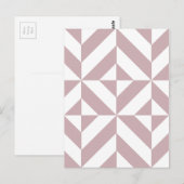 Middelmatig meetkundig meetkundig decomgrenzingspa briefkaart (Voorkant / Achterkant)