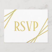 Middelmatig ontwerp - RSVP/Dinner Chos Briefkaart (Voorkant)