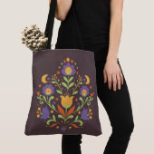Middelnacht Hemelse Volkstuin Tote Bag (Dichtbij)