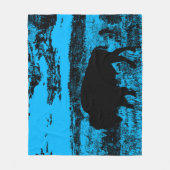 Middelnachtbuffels - gif-trommelwand fleece deken (Voorkant)