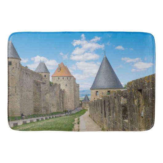 Middeloude muren van Carcassonne Badmat (Voorkant)
