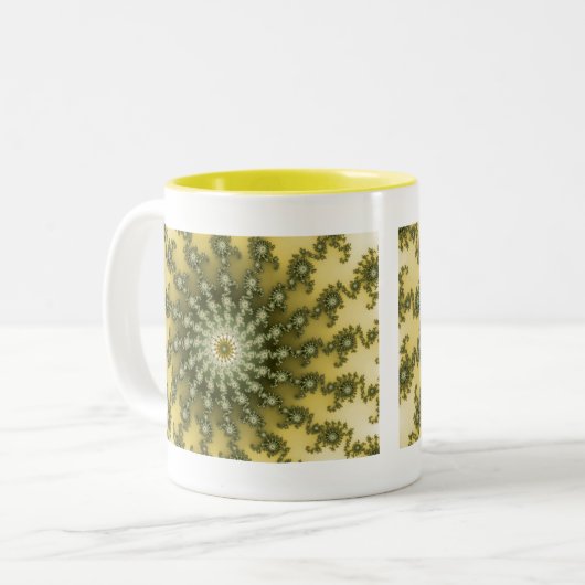 Middelpunt - fractale Mok (Voorkant links)