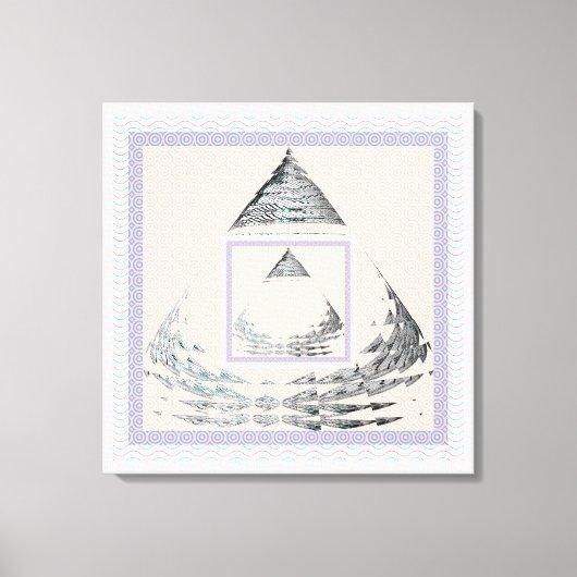 Middelpunt Van De Driehoek Canvas Afdruk (Voorkant)