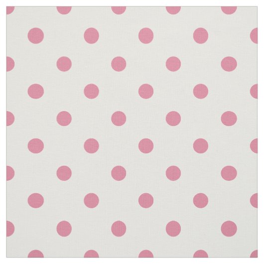 Middelroze Stippen Stof (Swatch)