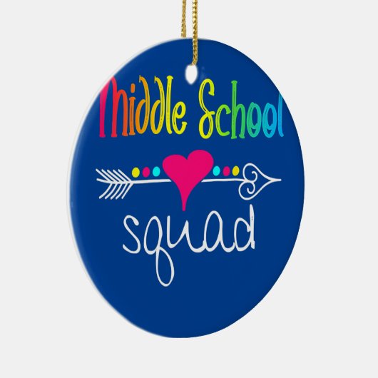 Middelschoolplein lerarenteam keramisch ornament (Rechts)