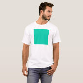 Middelste Aquamarine T-shirt (Voorkant volledig)