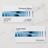 Middelste band - Lange lente blauw Visitekaartje (Voorkant / Achterkant)