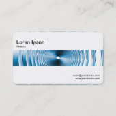 Middelste band - Lange lente blauw Visitekaartje (Achterkant)