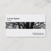 Middelste band - Spiral - Contrastbijkantoren met Visitekaartje (Achterkant)