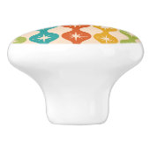 Middelste centraalrek in het ogeenpatroon keramische knop (Zijkant)