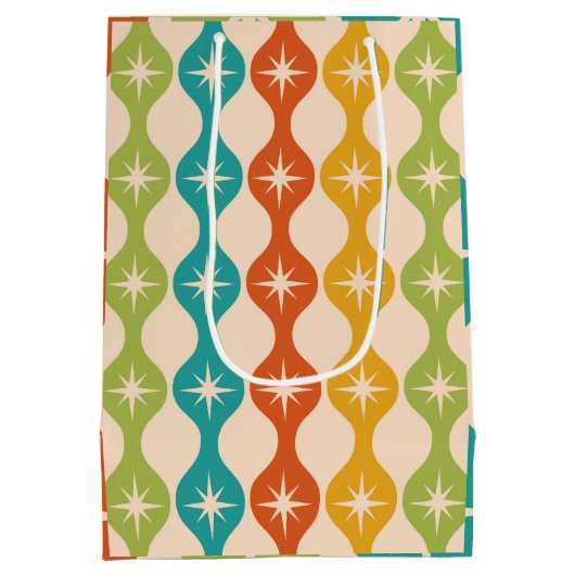 Middelste centraalrek in het ogeenpatroon medium cadeauzakje (Achterkant)