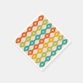 Middelste centraalrek in het ogeenpatroon servet (Hoek)